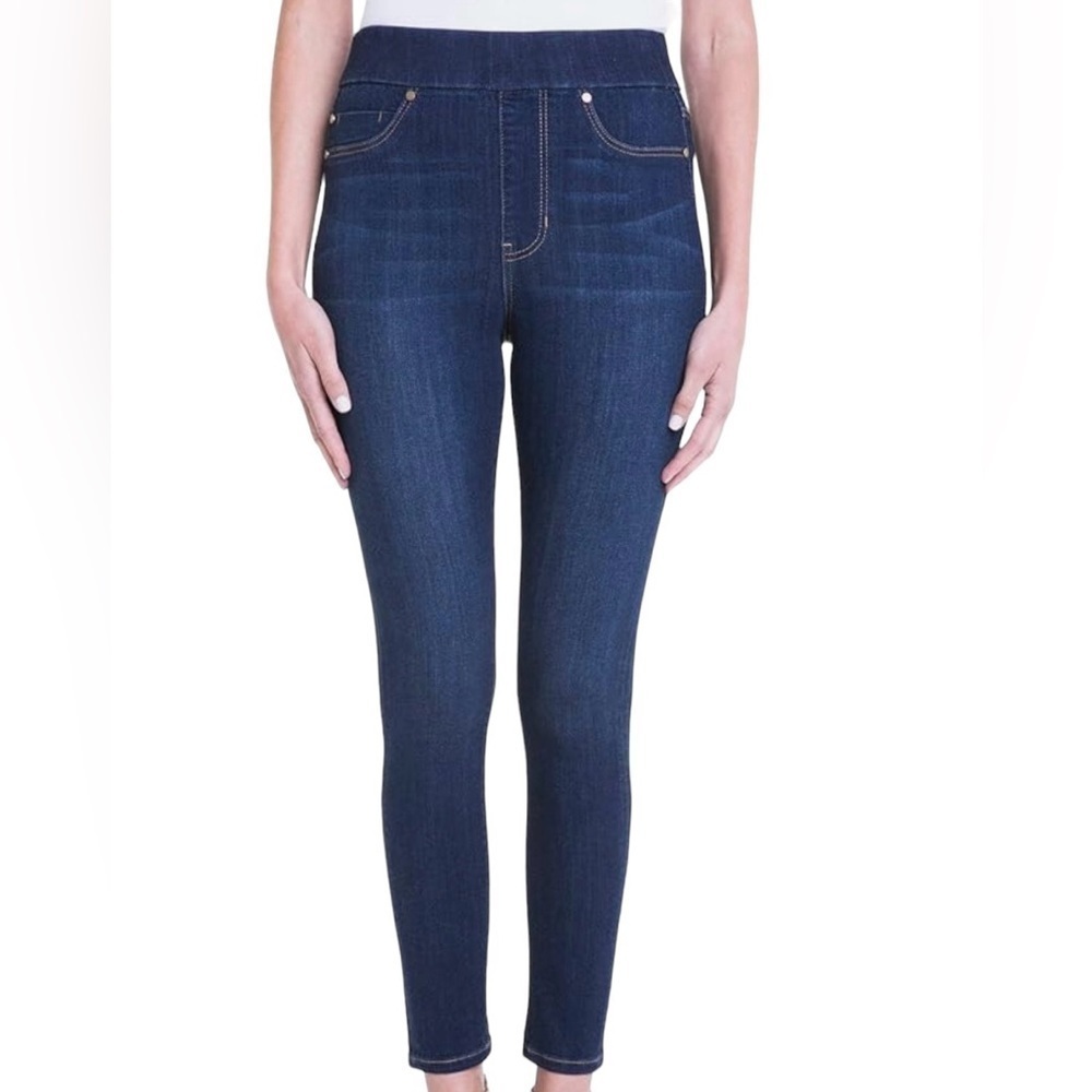 Liverpool Women’s High-Rise pull on ankle Jean. Size 14 Petite.